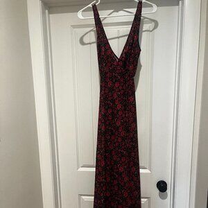 Christy Dawn Deadstock Wrap Maxi Dress Size Medium